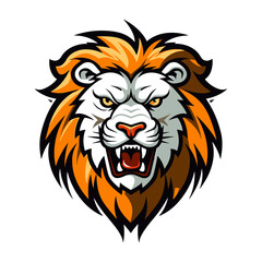 Lion head vector illustration