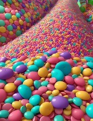 Fototapeta na wymiar colorful jelly beans,pebblas