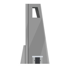 Green technology element isometric icon.