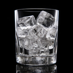 glass with ice