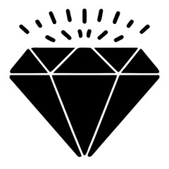 isolated diamond icon pictogram