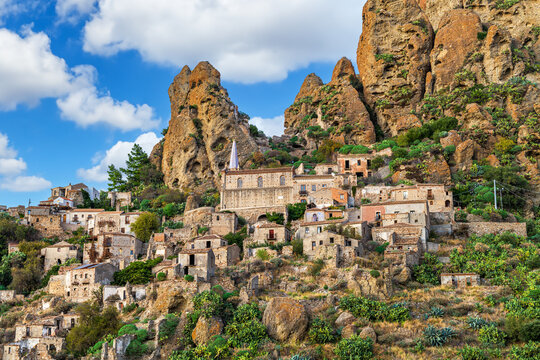 Pentedattilo, Italy Abandoned Village in Calabria