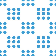 Digital png illustration of blue pattern of circles on transparent background