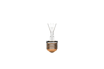 Digital png illustration of light bulb symbol on transparent background