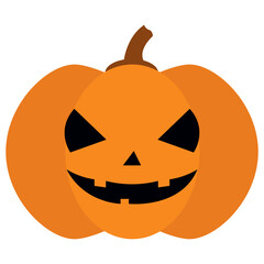 Halloween pumpkin vector illustration