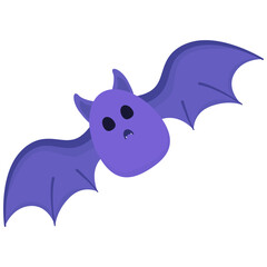 Halloween bat vector illustration