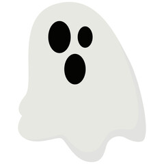 Fototapeta premium Halloween ghost vector illustration
