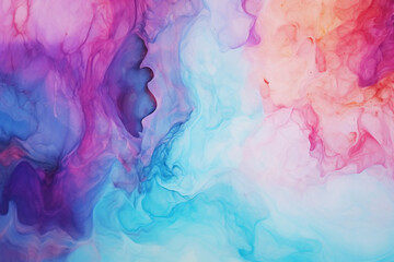 Colorful Alcohol Ink Background, abstract