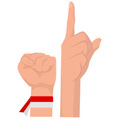 Sumpah pemuda day vector illustration