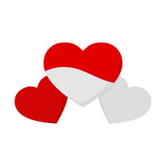 Indonesia flag vector illustration