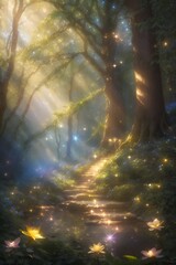 Enchanted Sparkles A Photorealistic Display by Generative AI




