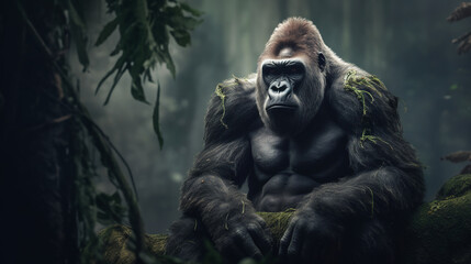 Obraz premium Gorilla in the Jungle