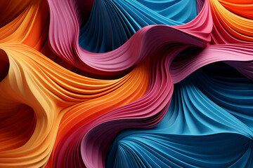 Naklejka premium an abstract curve layered textural