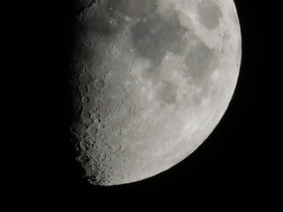 moon in the night sky