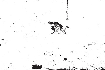 black grunge art on white paper for background