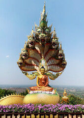 statue of buddha in Roi Et Province, Thailand