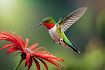 hummingbird in flight
