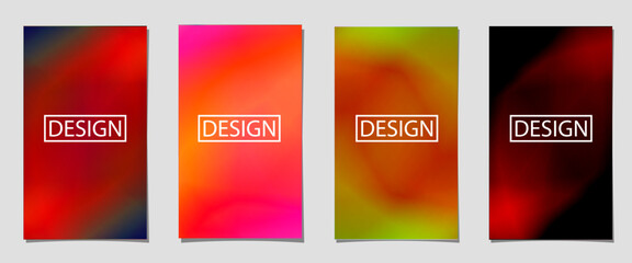 minimal vector covers design with cool gradients and abstract shape. dynamic pattern background template with different color. future themed presentation template. gradation background