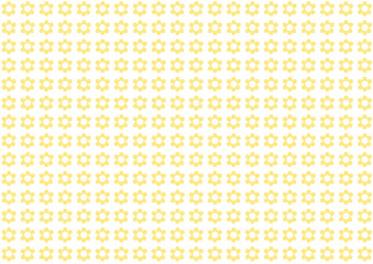 黄色の花（6枚の花びら）