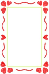 Heart shaped background 