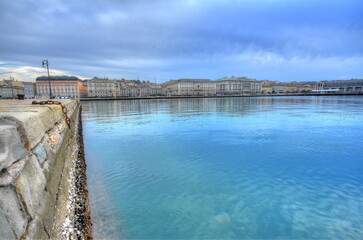 Trieste, the coastal city in Italy