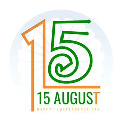 Happy independence day india 15 august