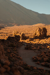 Teide and Tenerife at sunset - obrazy, fototapety, plakaty