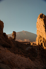 Teide and Tenerife at sunset