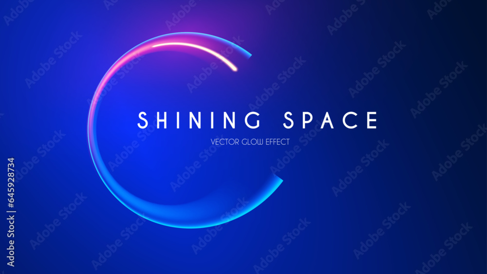 Canvas Prints motion light effect. shining magic background and liquid speed light