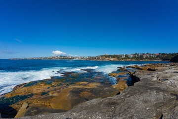 Fototapeta na wymiar Beautiful sunny day view of Gordons Bay, Sydney, Australia.