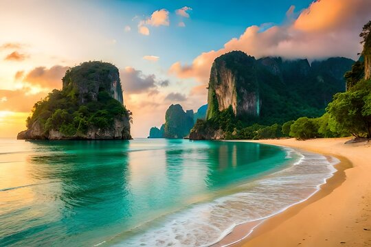 Picture of Railay Beach Krabi Thailand - Free Stock Photo