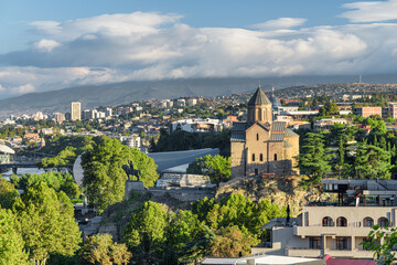 Awesome city view of Tbilisi, Georgia