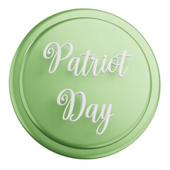 3d Patriot Day Icon Illustration With Transparent Background