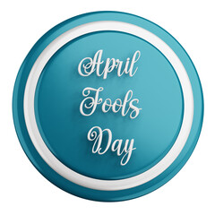 3d April Fools Day Icon With Transparent Background
