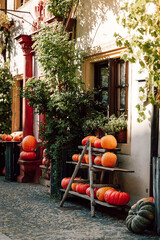 K&uuml;rbis Verkaufsstand