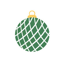 Christmas ball decoration vector material