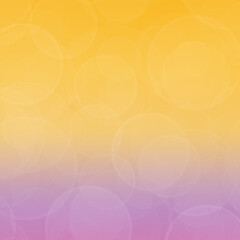 Abstract bright colorful yellow, pink and purple color background with bubble bokeh light