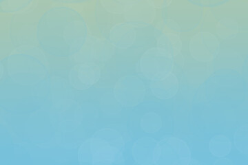 Blue and green background with bokeh light