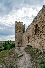 Feodosia, Crimea. Genoese fortress "Kafa". The fortress was built to defend the city of Kafa and overland trade routes