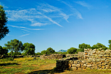 Complesso nuragico di Serra Orrios, Dorgali. Provincia di Nuoro, Sardegna. Italy
