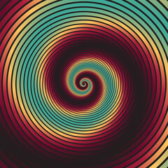 vector illustration of a spiral background