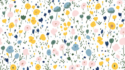 flowers pattern © peacefy