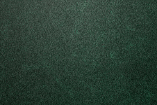 Genuine, natural, artificial green leather texture background. Luxury material for header, banner, backdrop, wallpaper, clothes, furniture and interior design. ecological friendly leatherette.