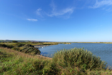 Fototapeta na wymiar Hâble D'Ault, the nature reserve in the Picardy coast