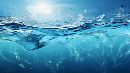 Water splash in the pool Generate AI