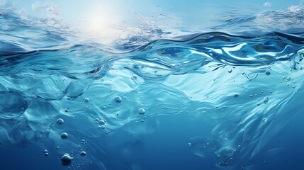 Fototapeta premium Water splash in the pool Generate AI