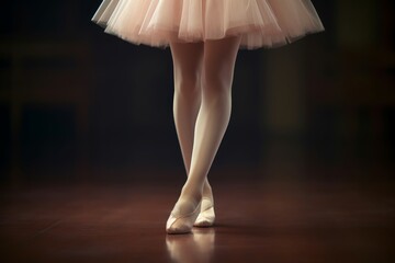 Legs of ballerina. Generate Ai