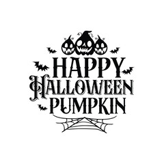 happy Halloween pumpkin