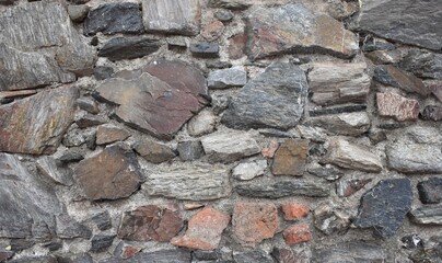 Background of a traditional stone wall