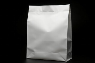 Paper bag of full fast food. Generate Ai